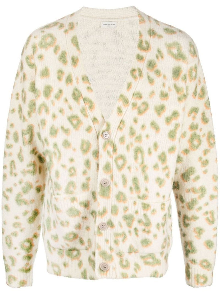 Neutral Leopard Print Cardigan
