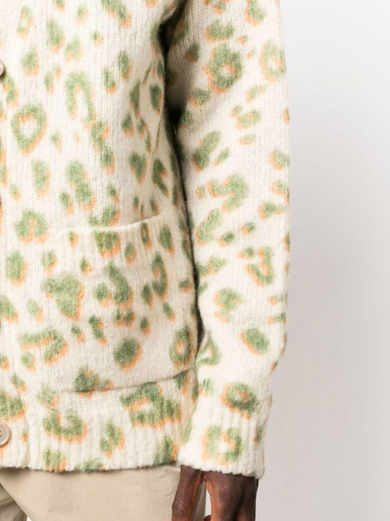 Neutral Leopard Print Cardigan