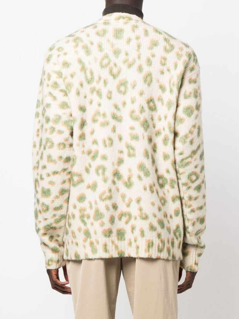 Neutral Leopard Print Cardigan