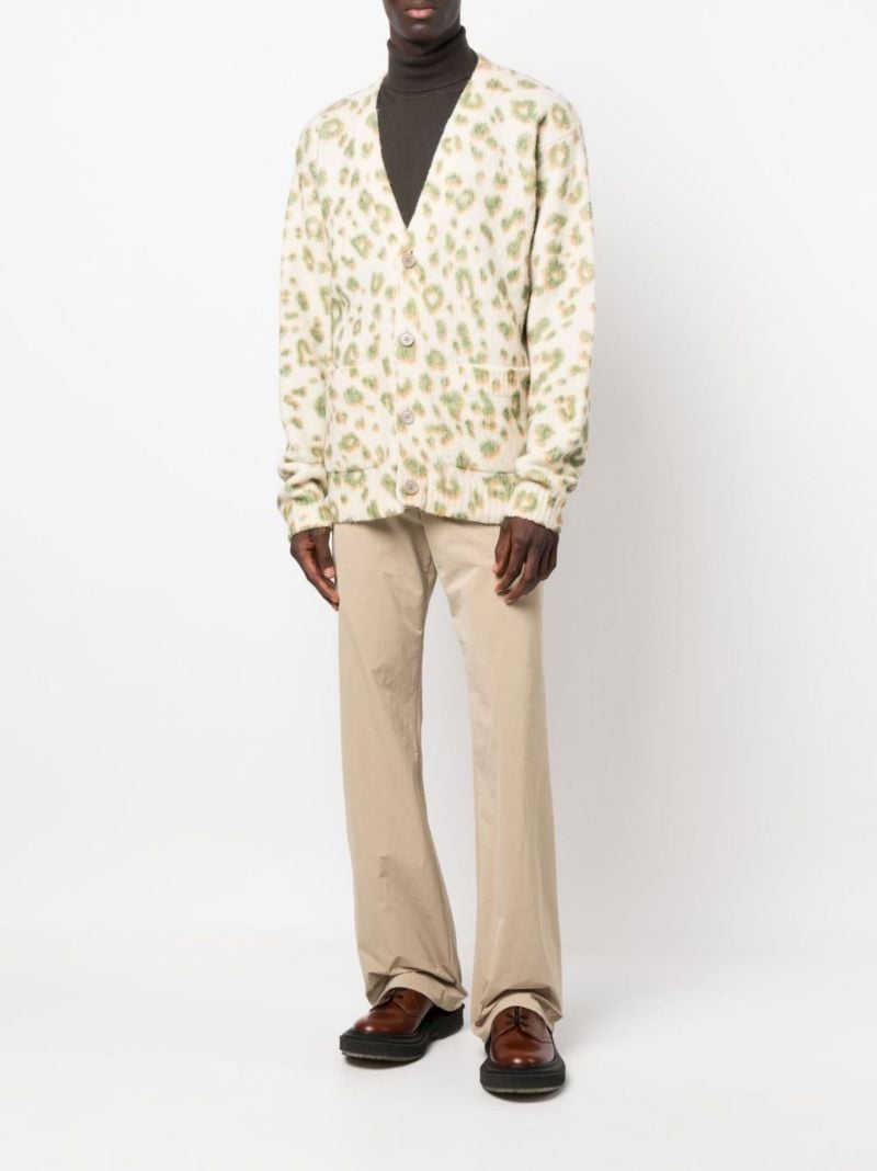 Neutral Leopard Print Cardigan