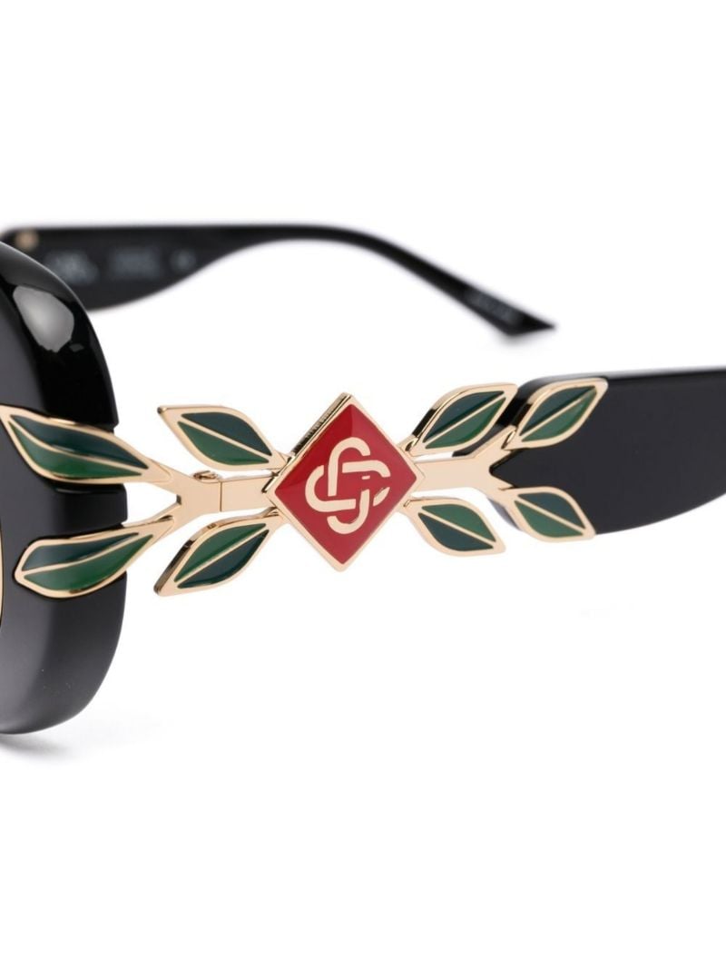 Black Oval Sunglasses