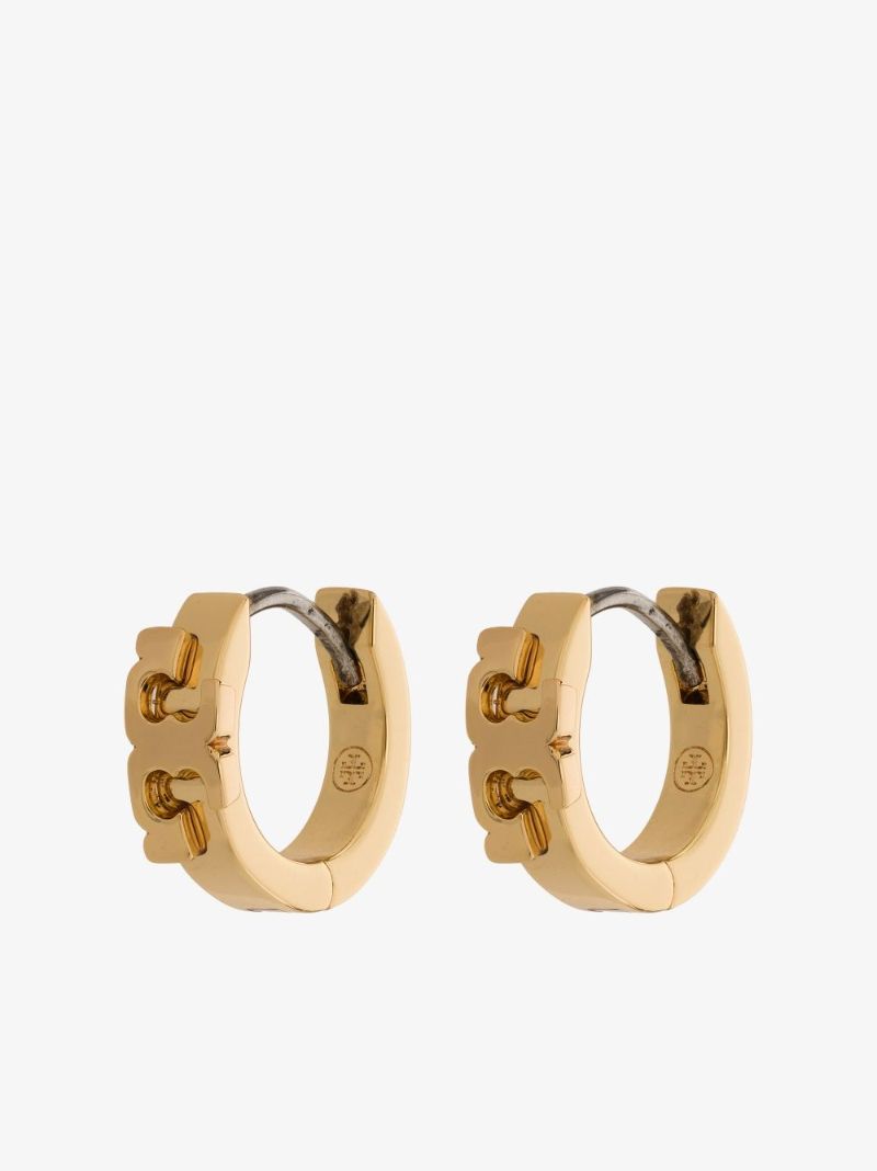 Gold-plated Serif-t Huggie Earings
