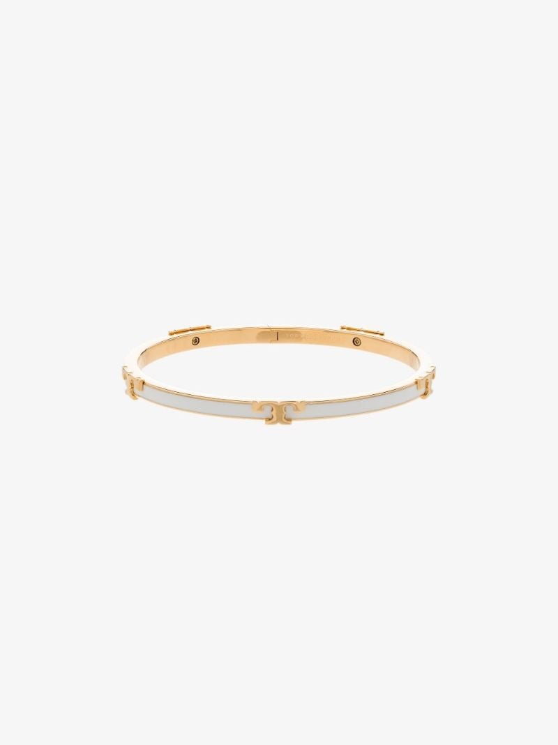Gold-plated Serif-t Stackable Bracelet