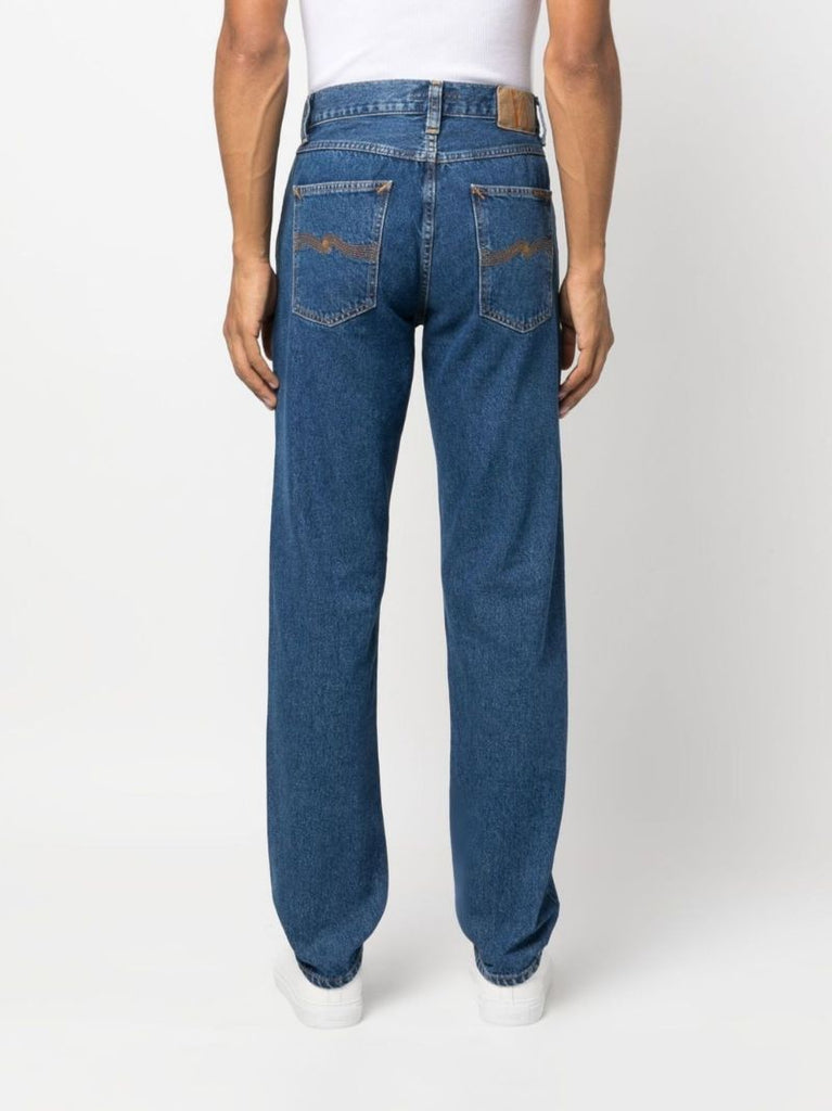 Blue Gritty Jackson Straight Jeans
