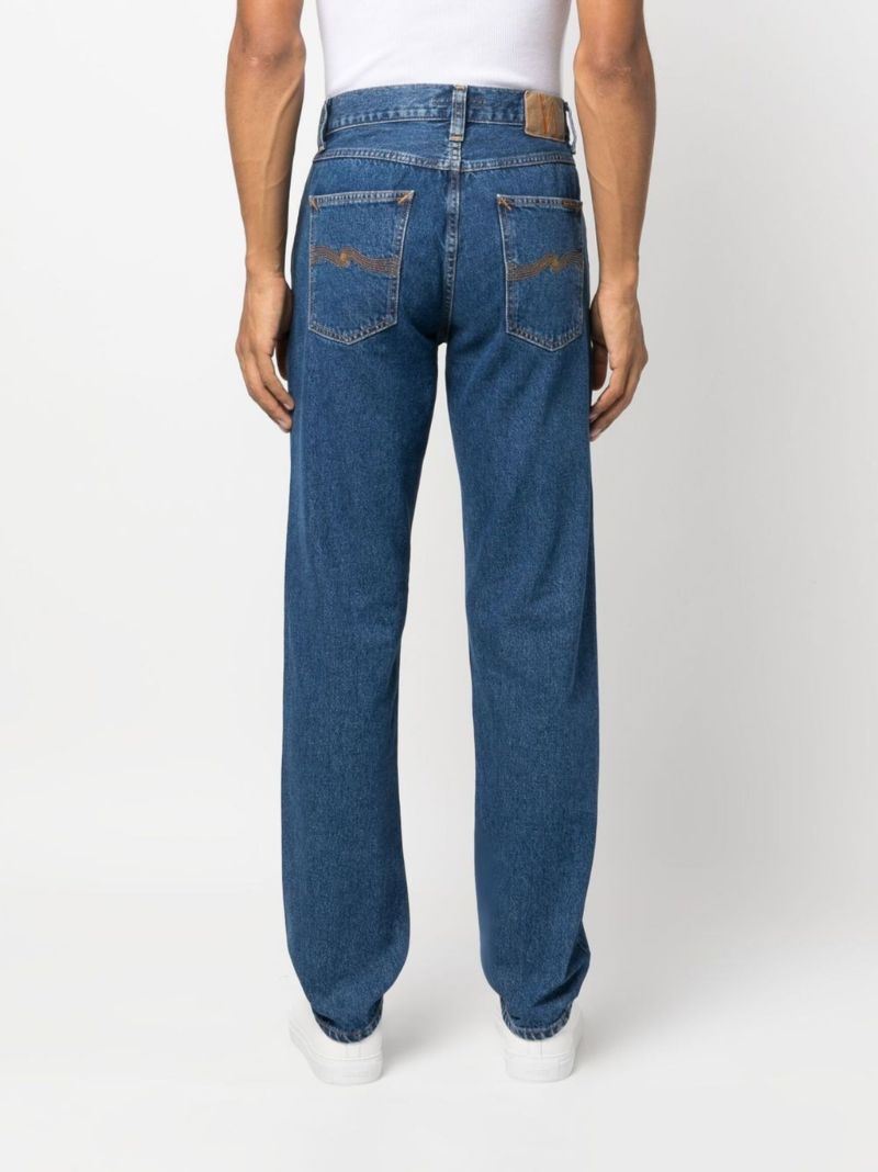 Blue Gritty Jackson Straight Jeans
