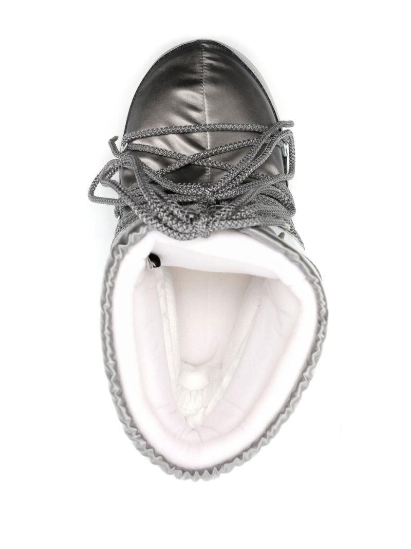 Silver Icon Low Snow Boots