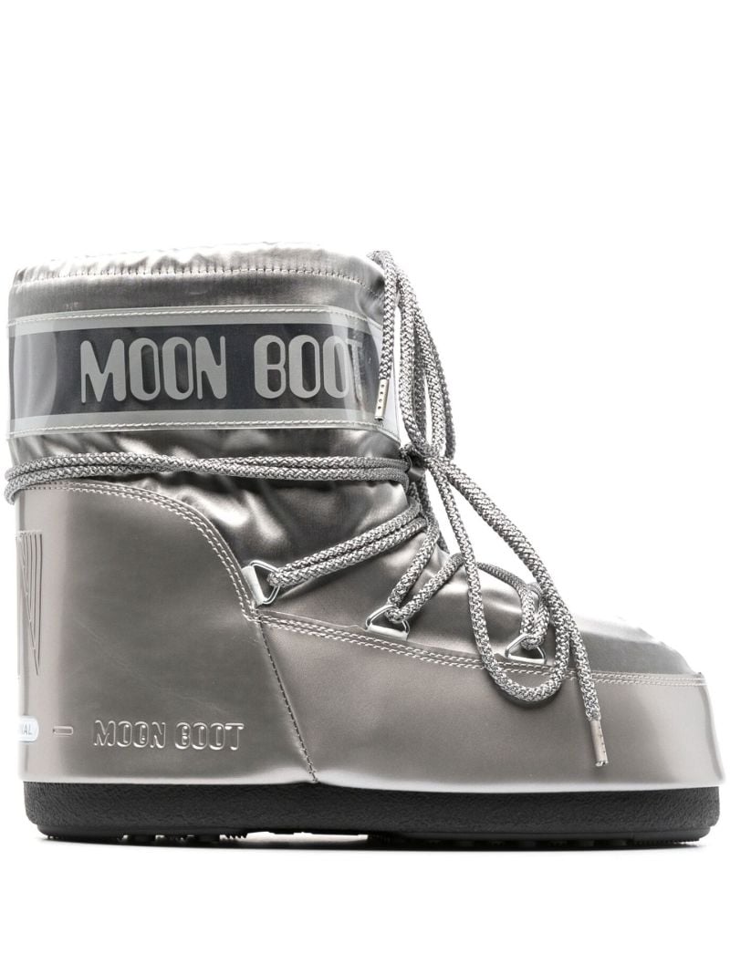 Silver Icon Low Snow Boots