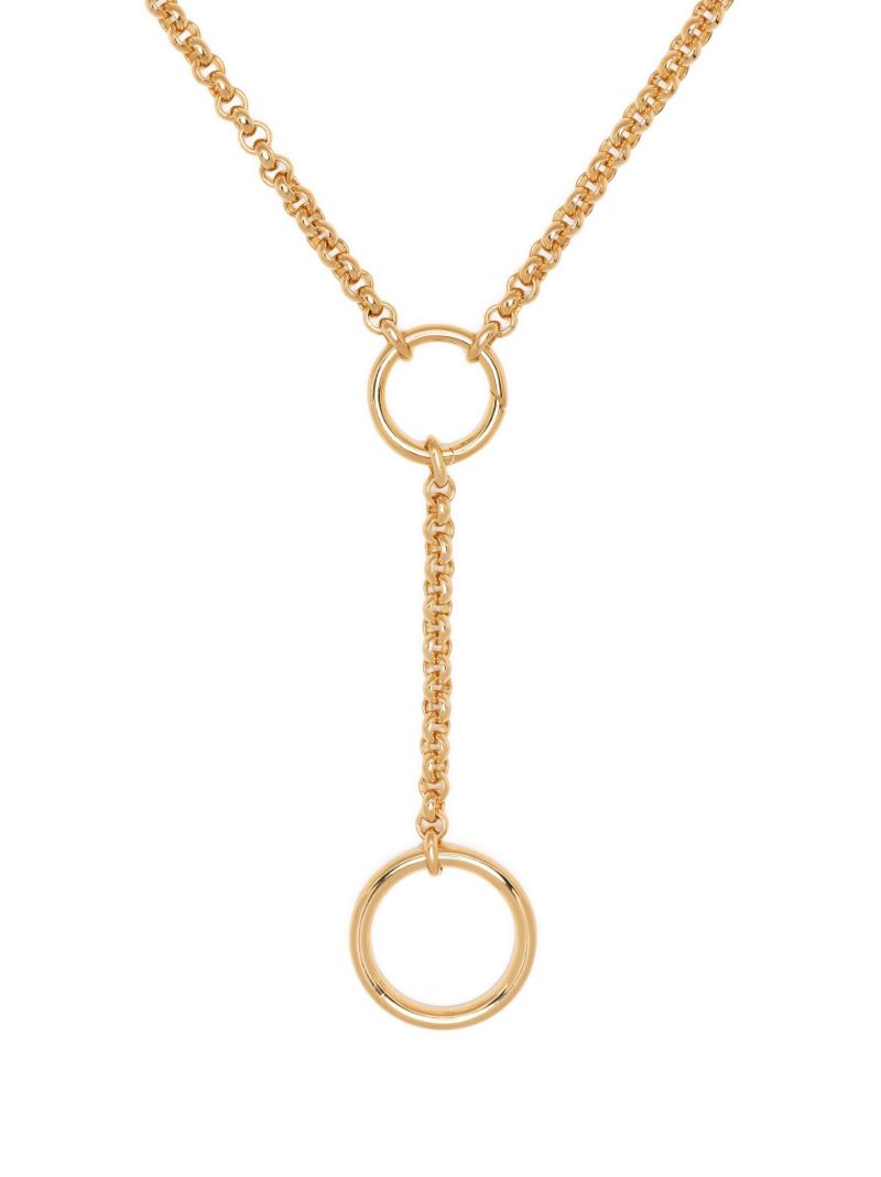 X Lucie Marquis Gold Vermeil the Edie Lariet Necklace