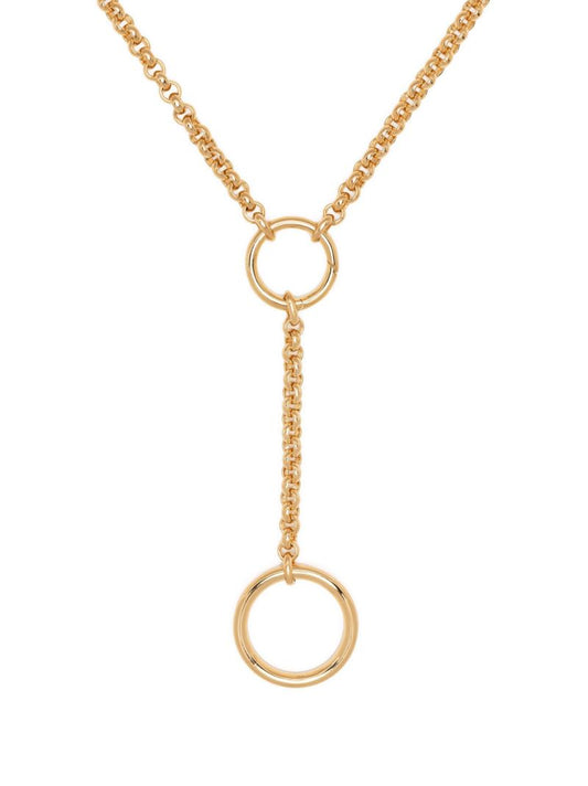 X Lucie Marquis Gold Vermeil the Edie Lariet Necklace