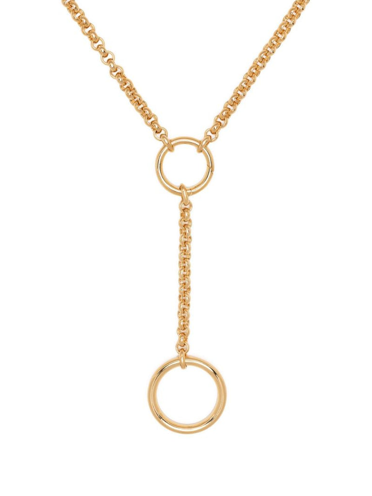 X Lucie Marquis Gold Vermeil the Edie Lariet Necklace