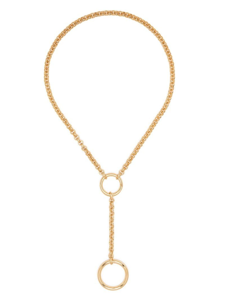 X Lucie Marquis Gold Vermeil the Edie Lariet Necklace