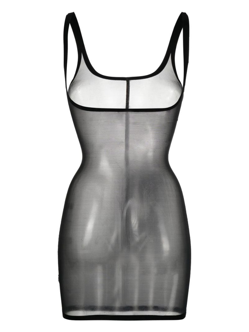 Black Tulle Forming Dress