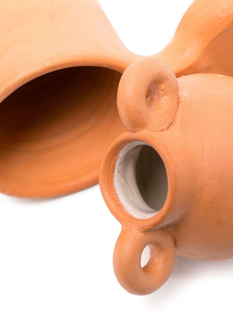 Orange Blend Earthenware Candlestick