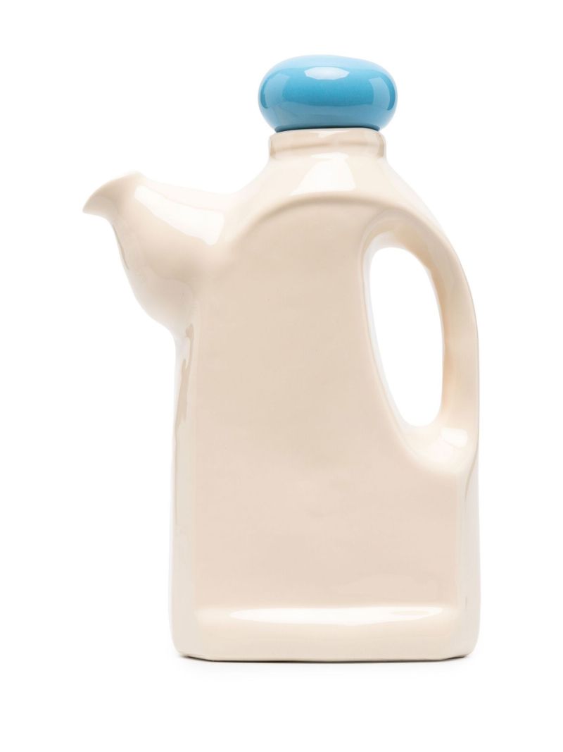 Beige Laundry Ceramic Teapot