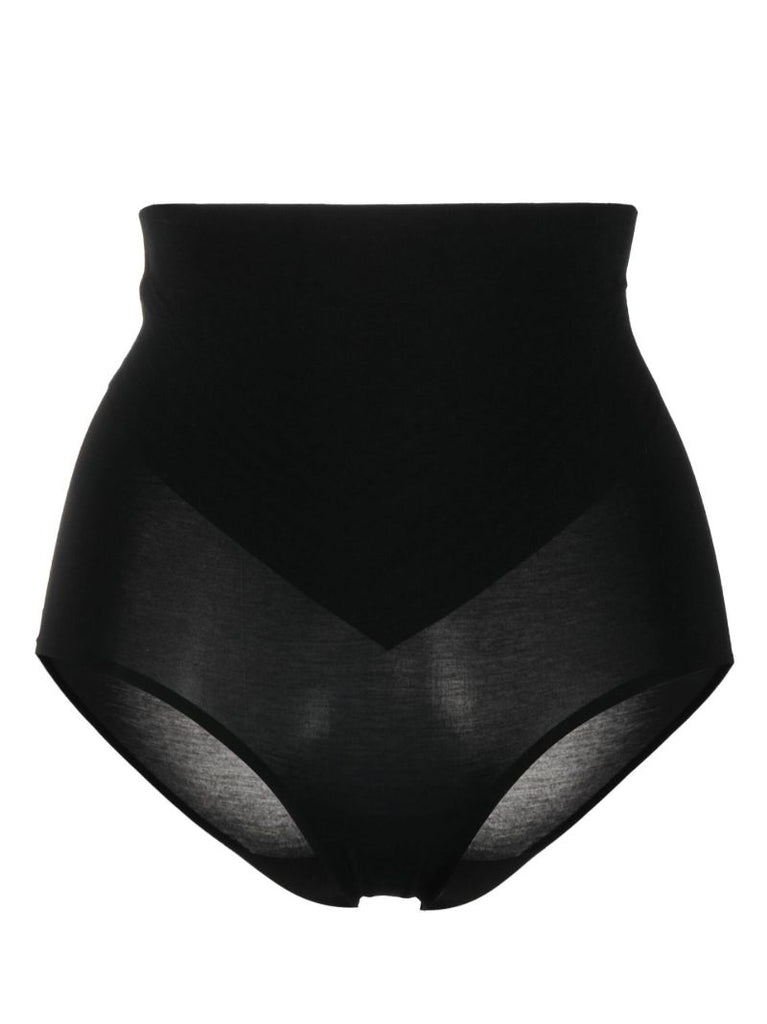 Black 3w Control High Waist Briefs