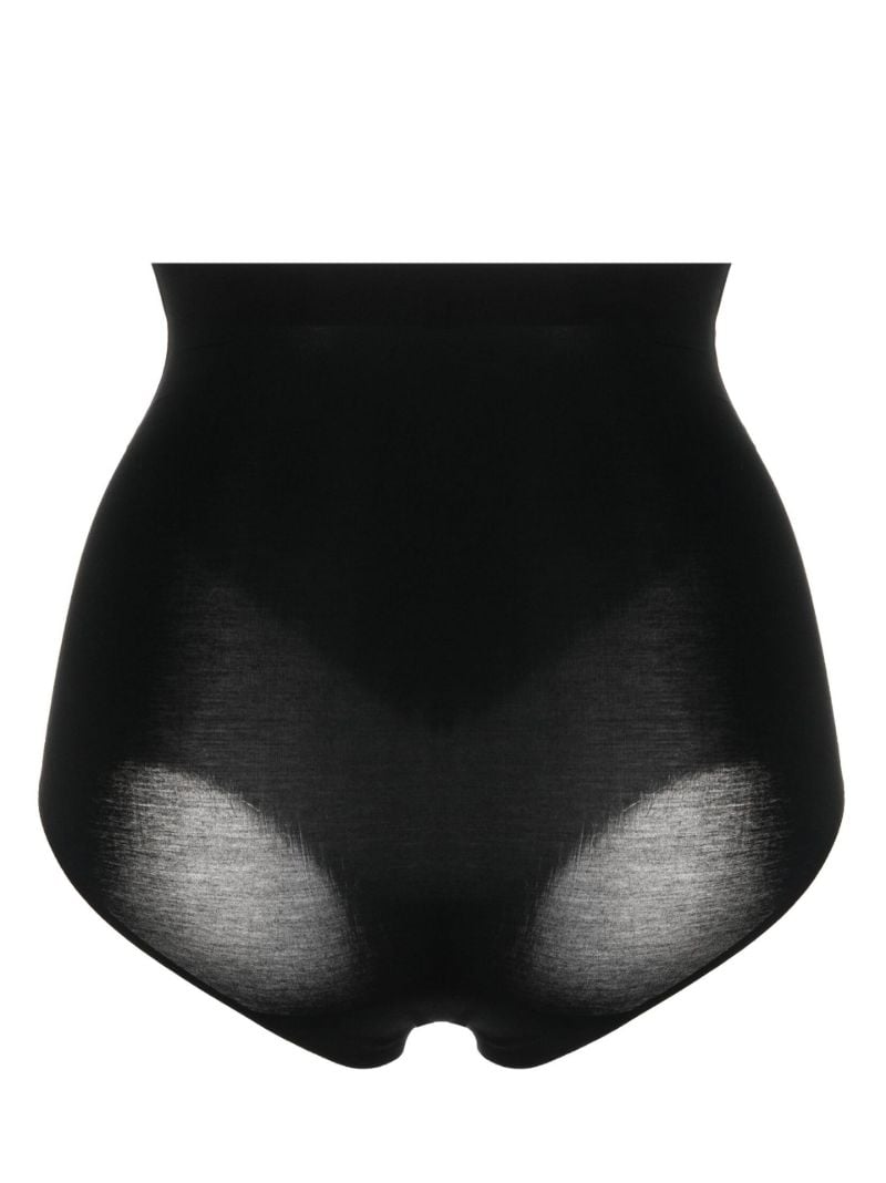 Black 3w Control High Waist Briefs