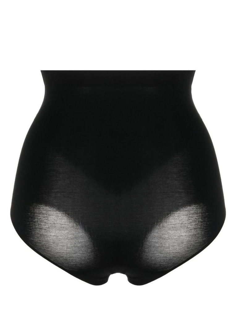 Black 3w Control High Waist Briefs