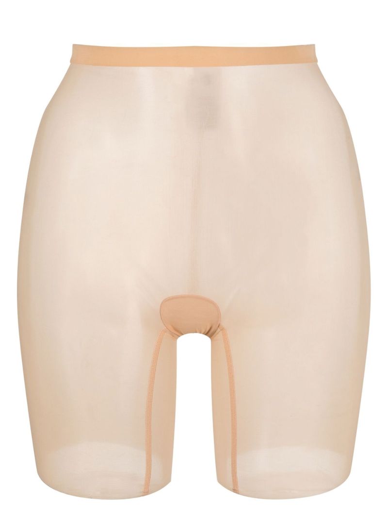 Neutral Tulle Control Shorts