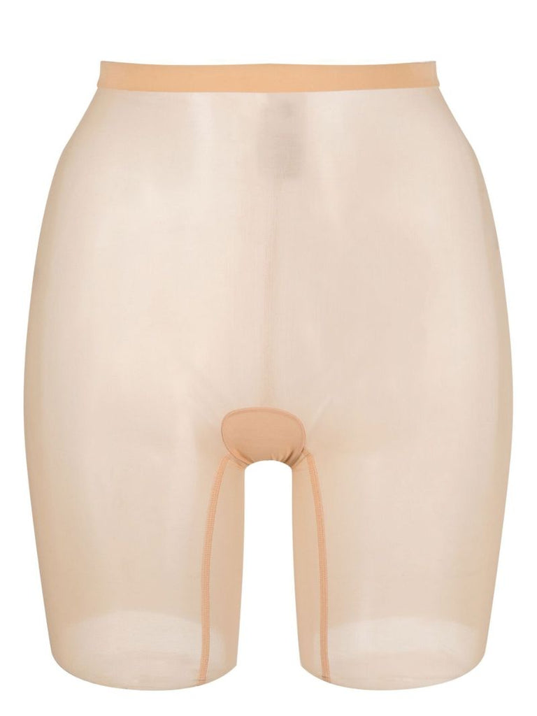 Neutral Tulle Control Shorts