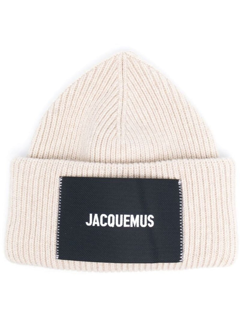 Neutral Le Bonnet Ribbed Wool Beanie