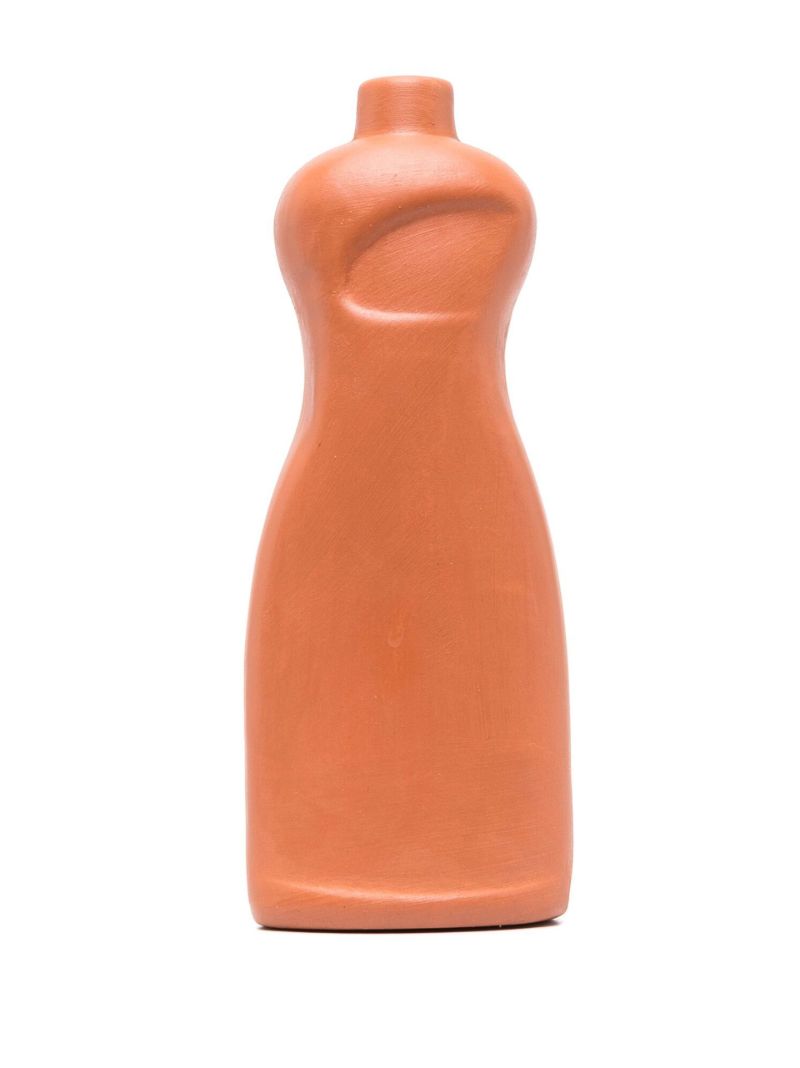 Orange Dishwash Ceramic Vase