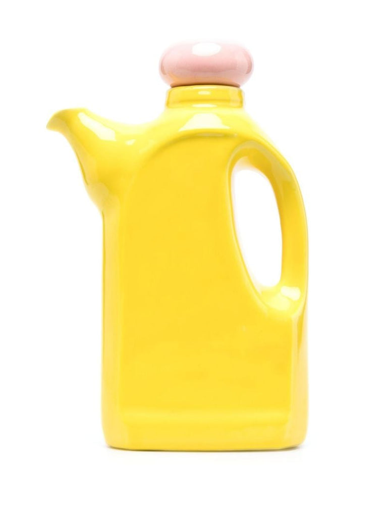 Yellow Laundry Ceramic Teapot