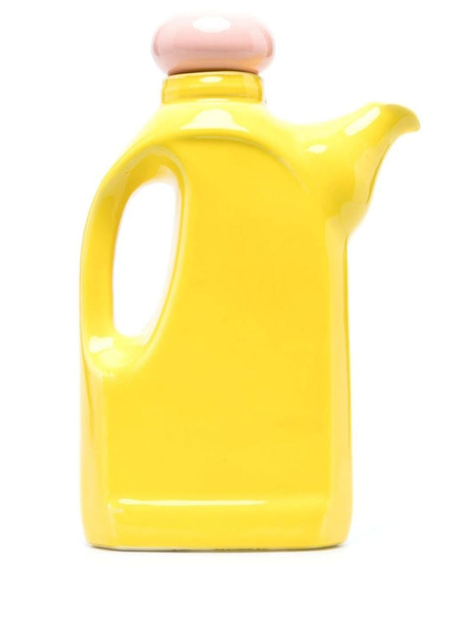 Yellow Laundry Ceramic Teapot