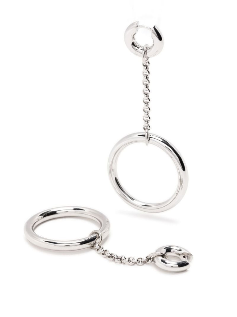 X Lucie Marquis Sterling Silver the Anita 2-in-1 Earrings