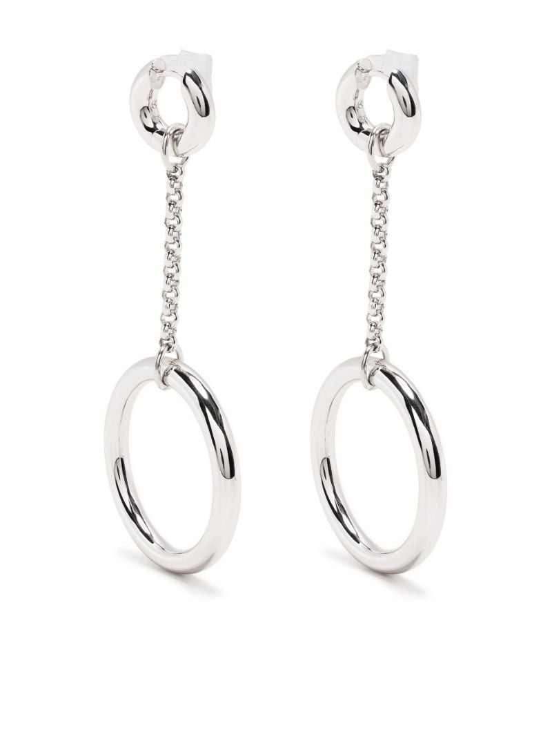 X Lucie Marquis Sterling Silver the Anita 2-in-1 Earrings