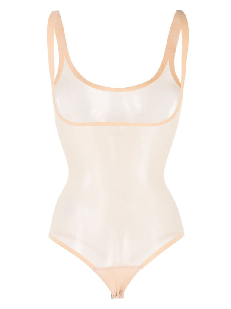 Neutral Tulle Forming Bodysuit