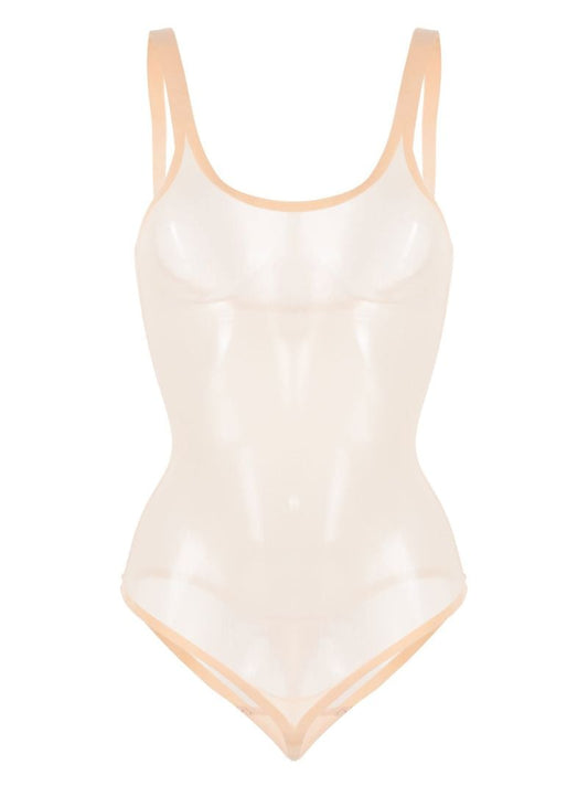 Neutral Tulle Forming Bodysuit