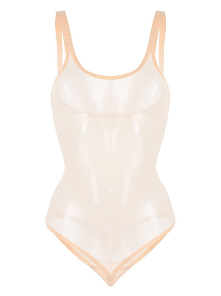 Neutral Tulle Forming Bodysuit