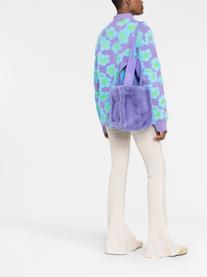 Purple Lucille Tote Bag