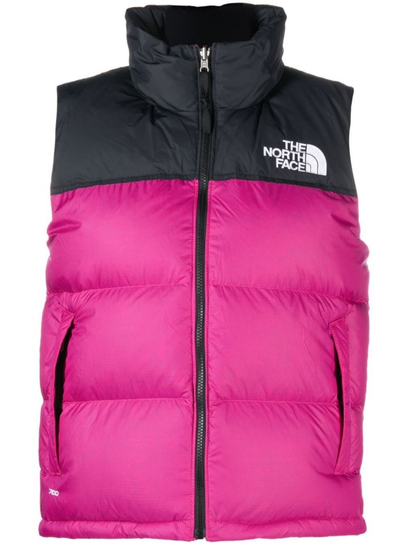 Pink 1996 Retro Nuptse Padded Gilet