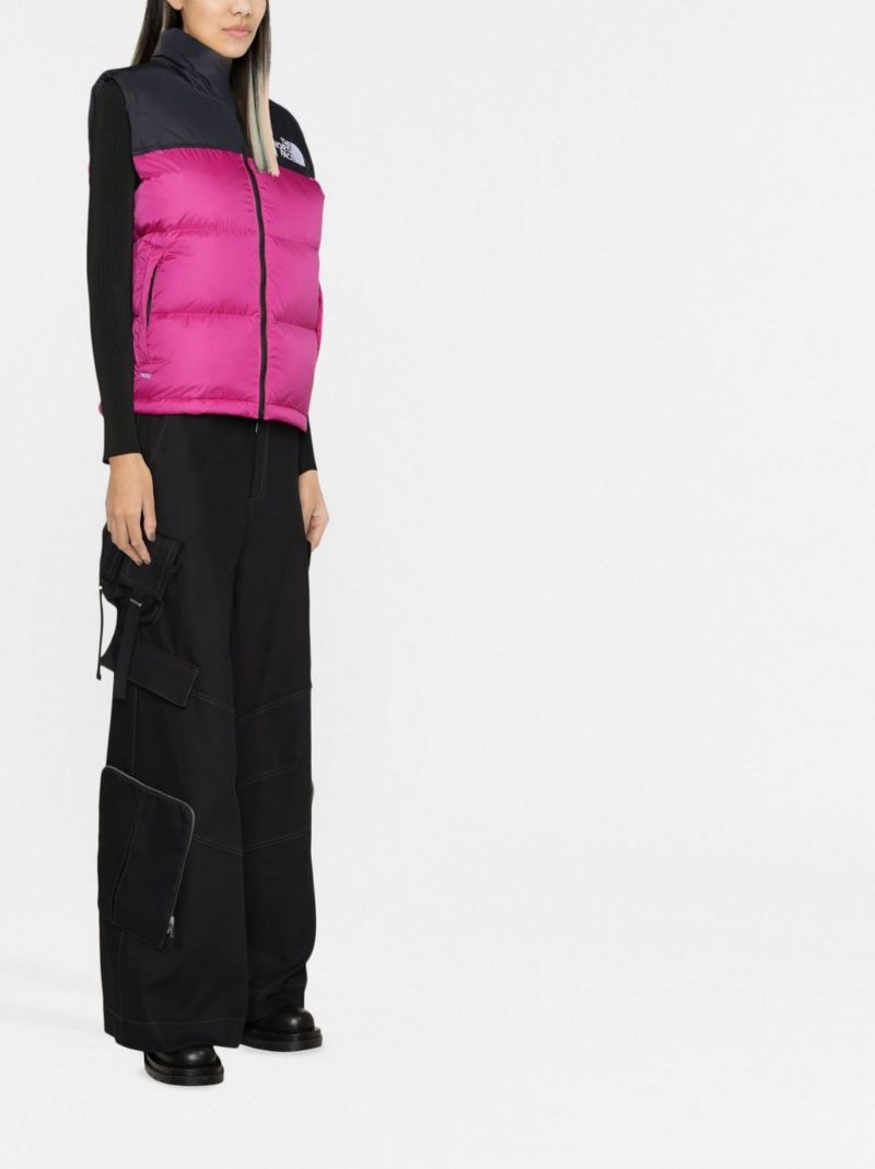 Pink 1996 Retro Nuptse Padded Gilet