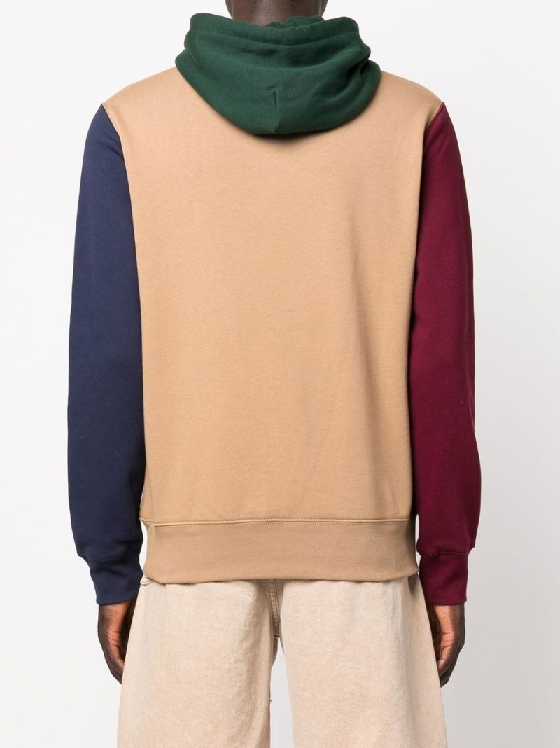 Neutral Polo Bear Colourblock Hoodie