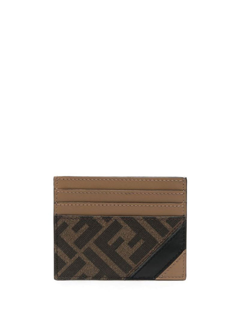Brown Monogram Leather Card Holder