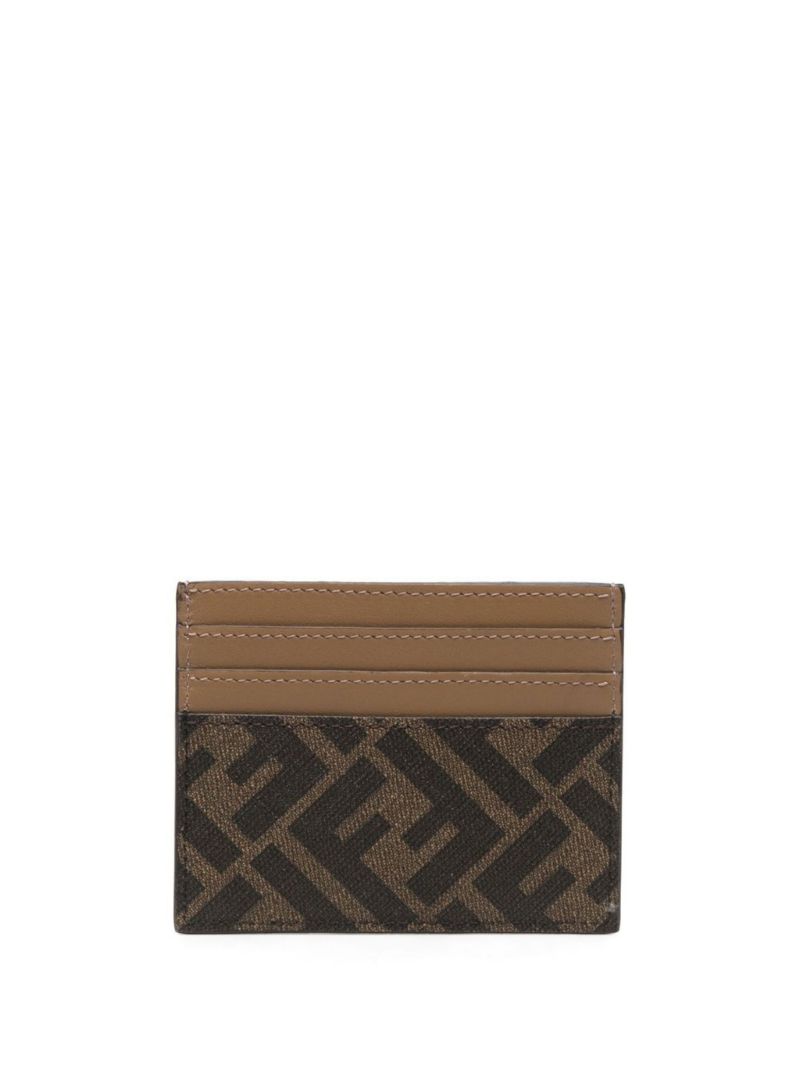 Brown Monogram Leather Card Holder