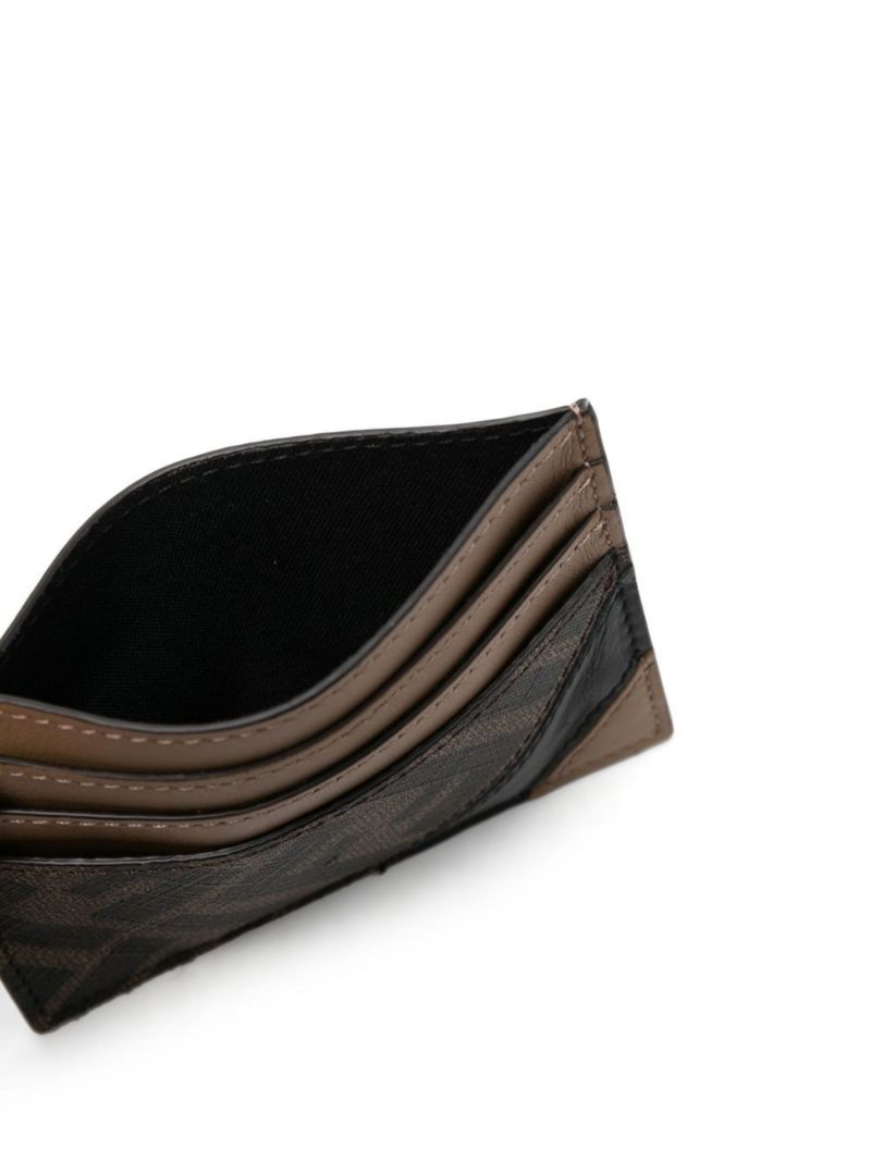Brown Monogram Leather Card Holder