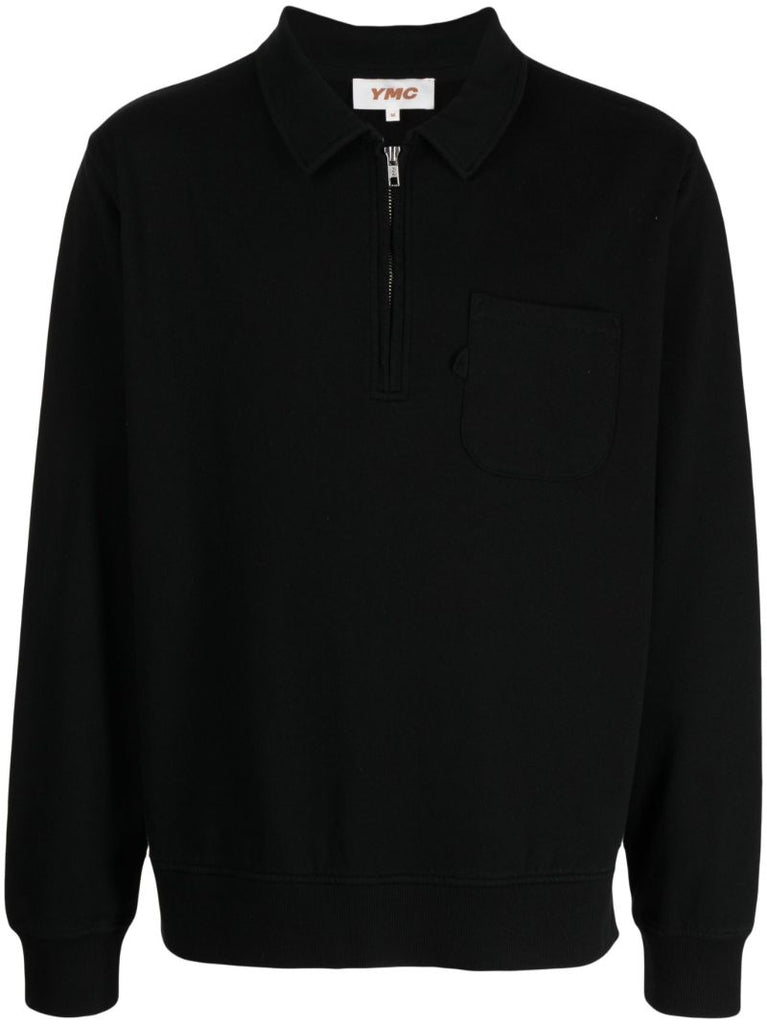 Black Sugden Organic-cotton Sweatshirt