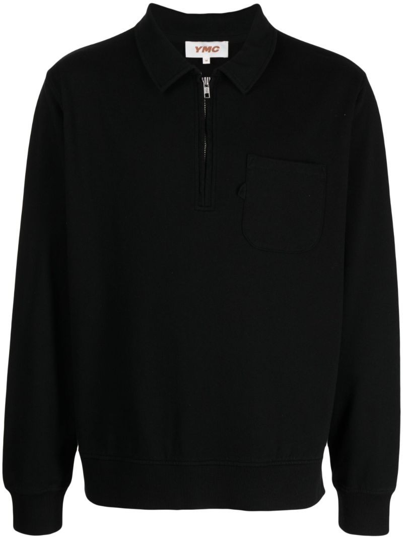 Black Sugden Organic-cotton Sweatshirt