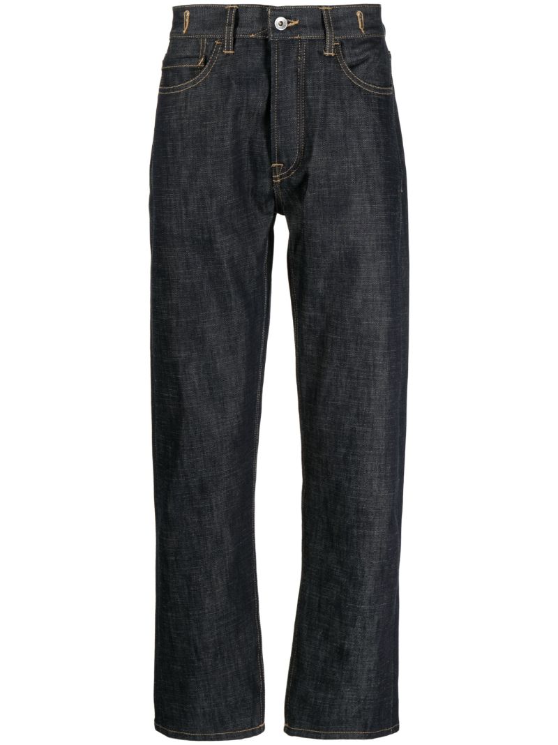 Blue Tearaway Tapered Jeans