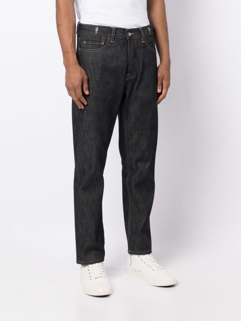 Blue Tearaway Tapered Jeans