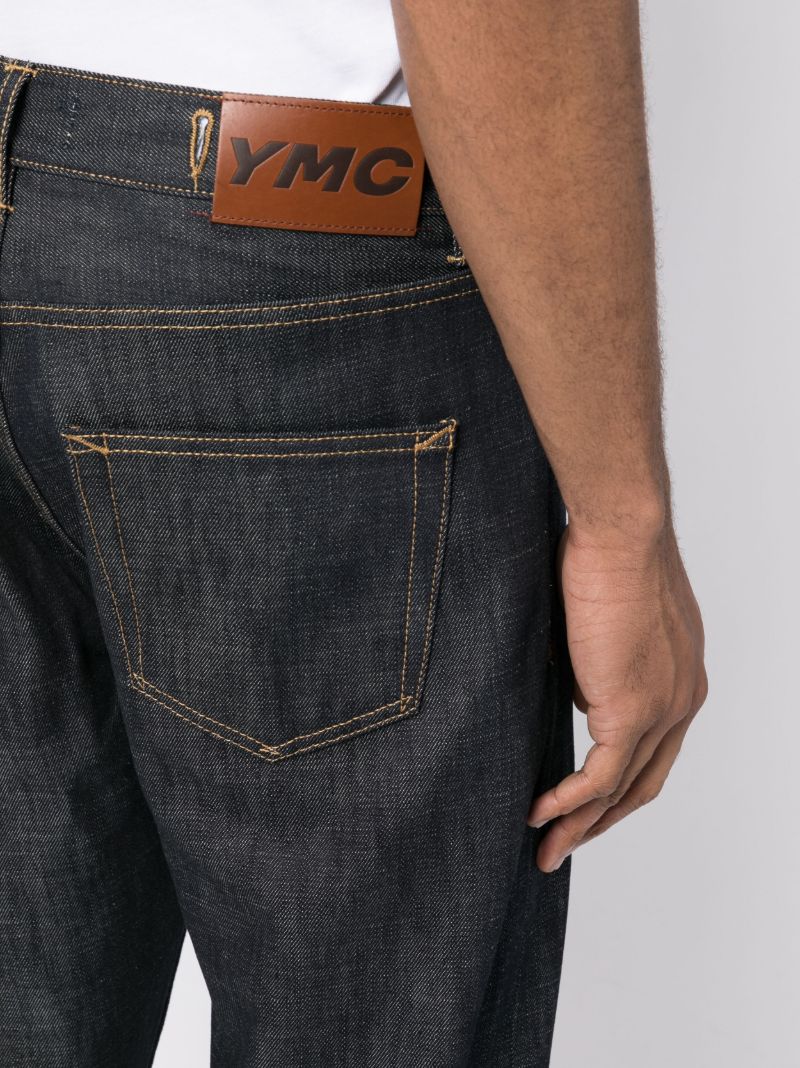 Blue Tearaway Tapered Jeans