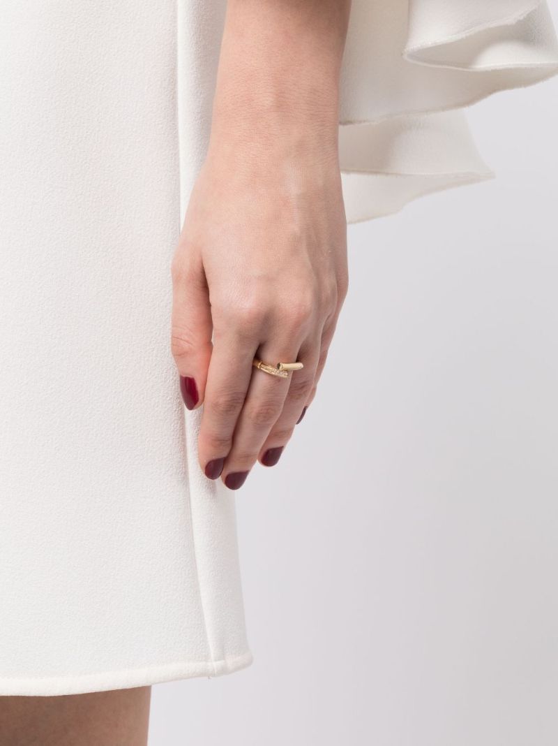 18k Yellow Gold Oera Diamond Ring