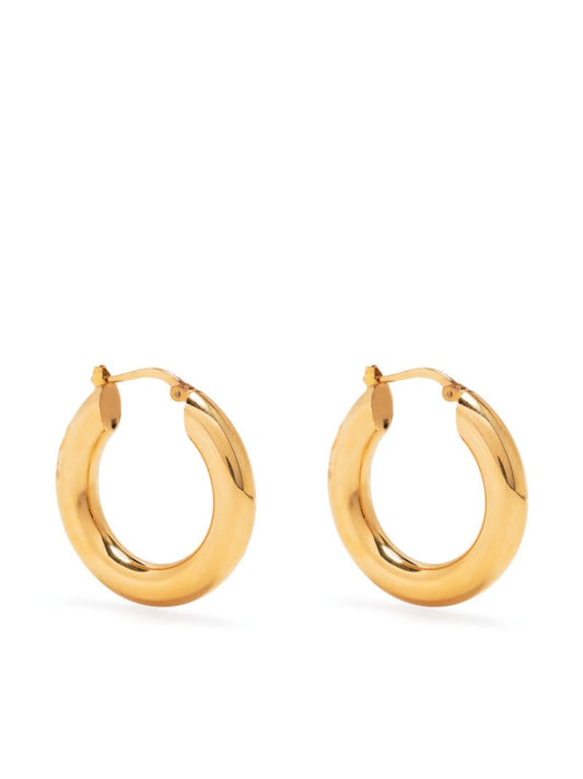 Gold-tone Classic Hoop Earrings