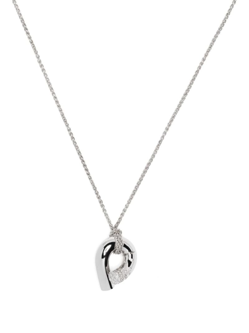 18k White Gold Oera Diamond Necklace