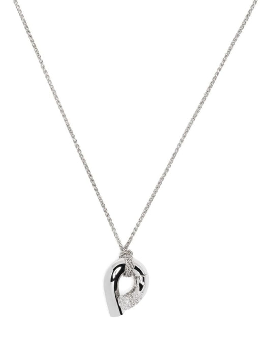 18k White Gold Oera Diamond Necklace