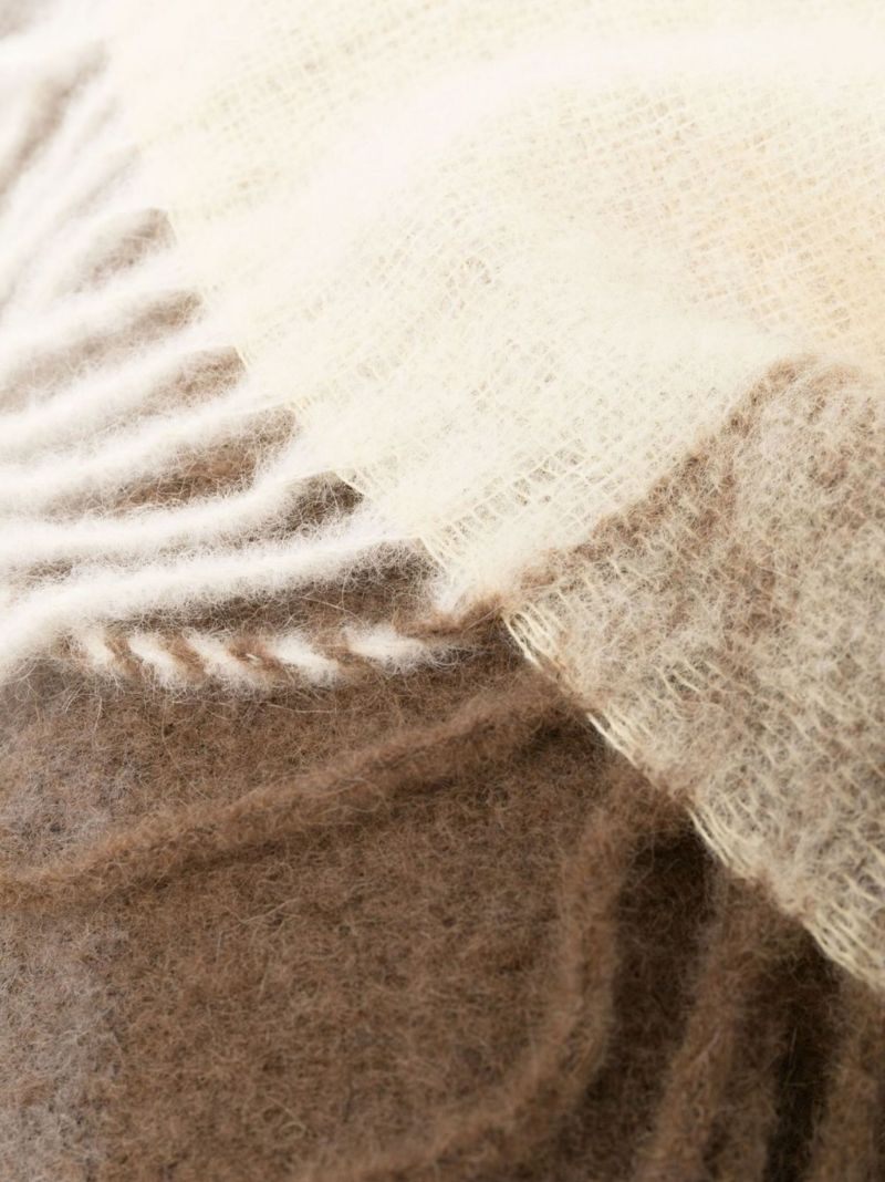 Neutral Fresia Check Scarf