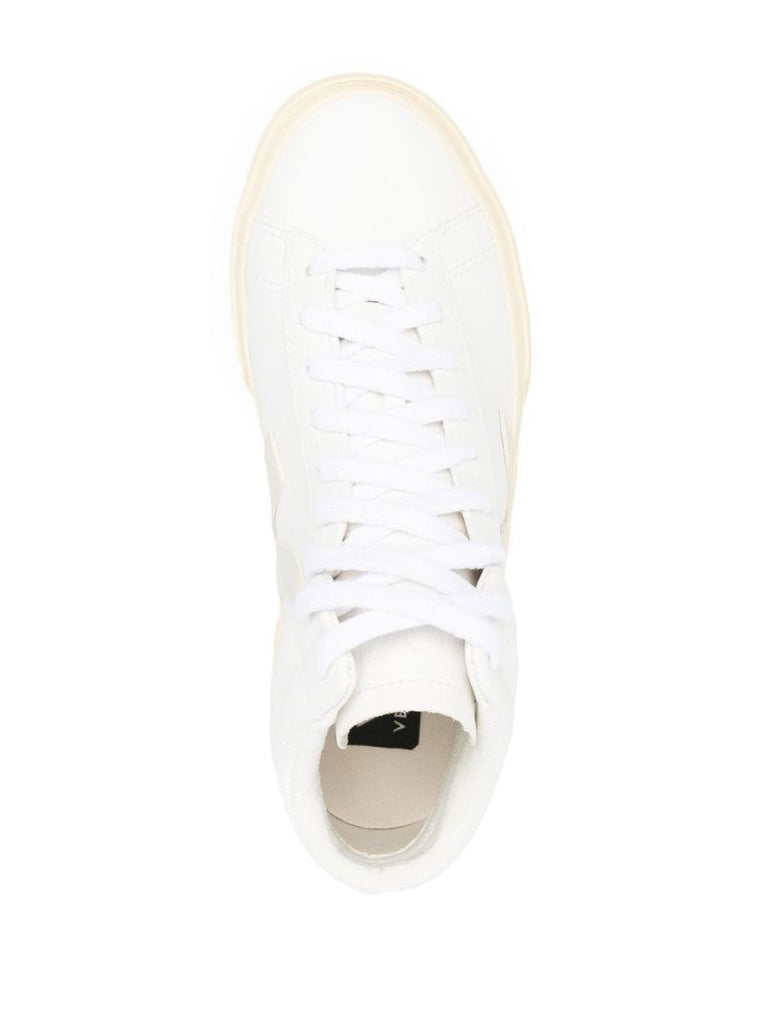 White Minotaur Leather High-top Sneakers